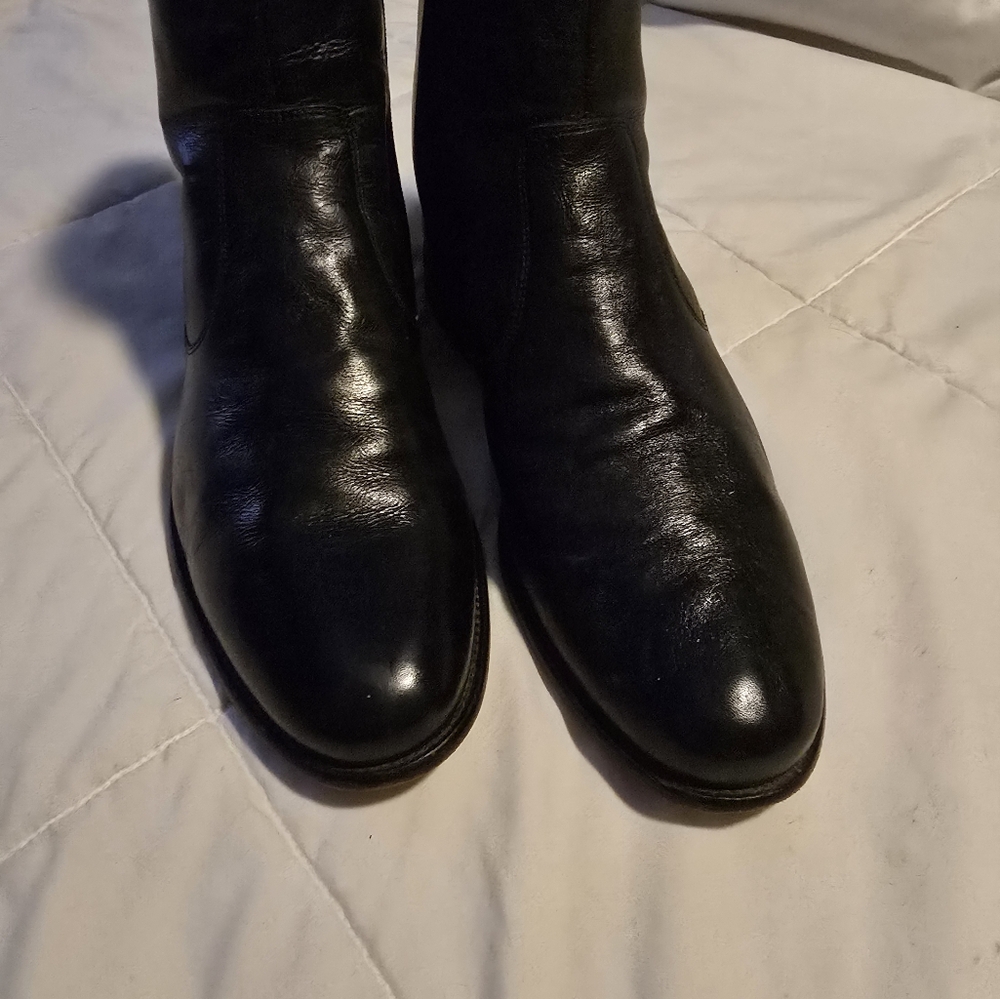 Men's 12EE Florsheim Imperial Black Leather Boots